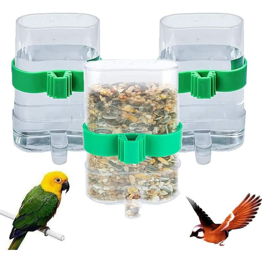 3Pcs Automatic Bird Waterer, Bird Feeder, Automatic Bird Waterer, Bird Feeder Pet Feeder, Bird Cage Water Dispenser