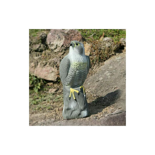 Garden Mile - Falcon Bird Scarer Pigeon Repeller Garden Pest Deterrent Multicoloured Realistic Garden Ornaments Falcon Bird Deterrent - Durable Solid