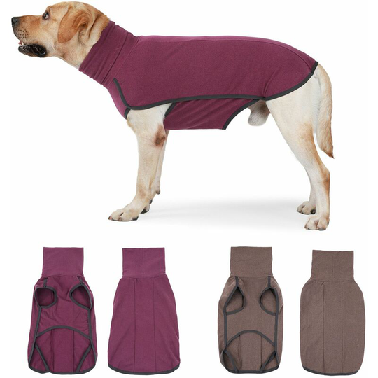 Dog Sweater Turtleneck Warm Winter Pullover Pet Clothes for Small Medium Large Dog