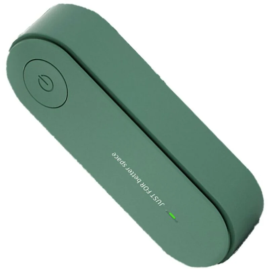 Household ultrasonic mite remover mosquito and rodent repeller air purifier (green)