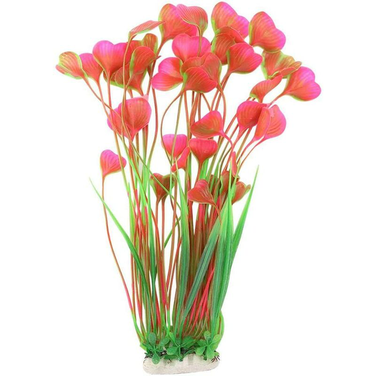 Artificial Water Plants for Artificial Aquariums Realistic Plants Plastic Grass Ornament Aquarium Artificial Plants Underwater Aquarium Decor (Pink)