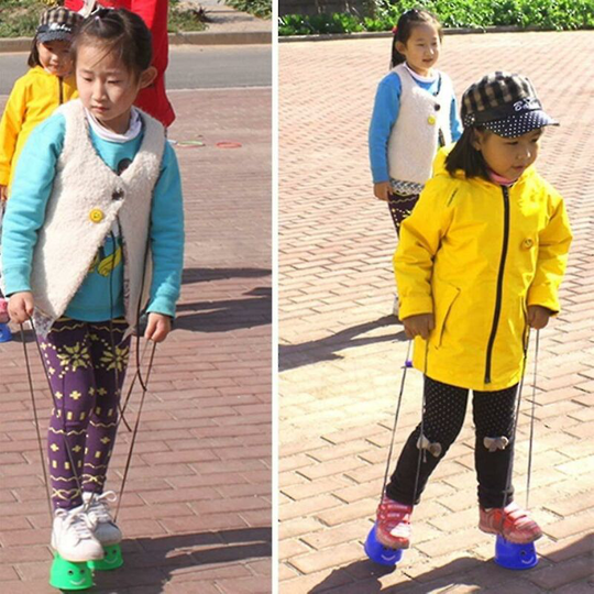 6pcs Kids Colorful Stepper Toy Sports Walking Cups Bucket Stilts Toys Outdoor Walking Stilts Games Children Education Sports Toys Thsinde