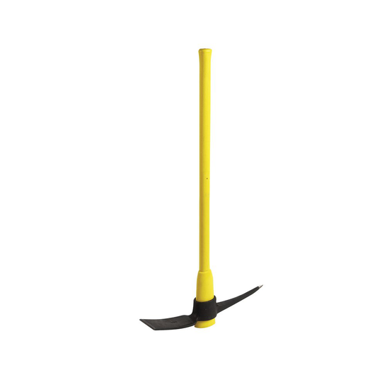4.5lb Fibre Glass Pick Axe - 45lb pick fibreglass heat treated steel head 36 handle shaft pickaxe long blue spot 26188 900mm