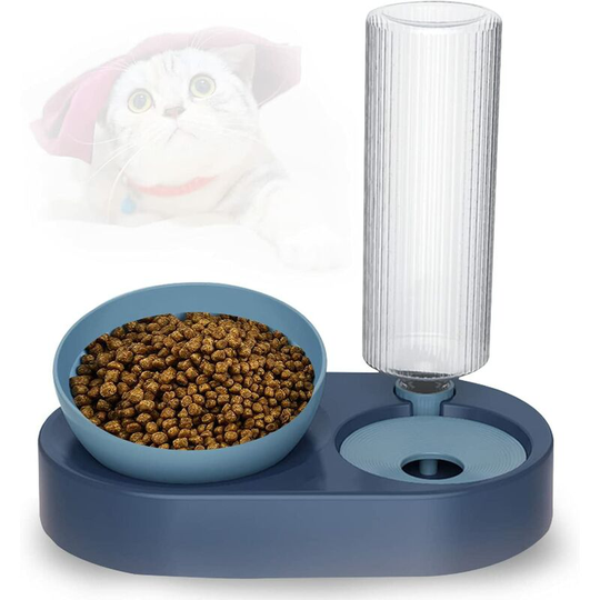 Modou - Cat Bowls, Pet Bowls, 15° Tilt Cat Bowl, Automatic Water Storage, Available for Cats and Puppies, Raised Cat Bowl
