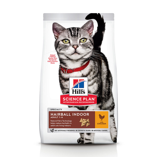 Hill's Science Plan Adult Hairball & Indoor Chicken - Economy Pack: 2 x 10kg
