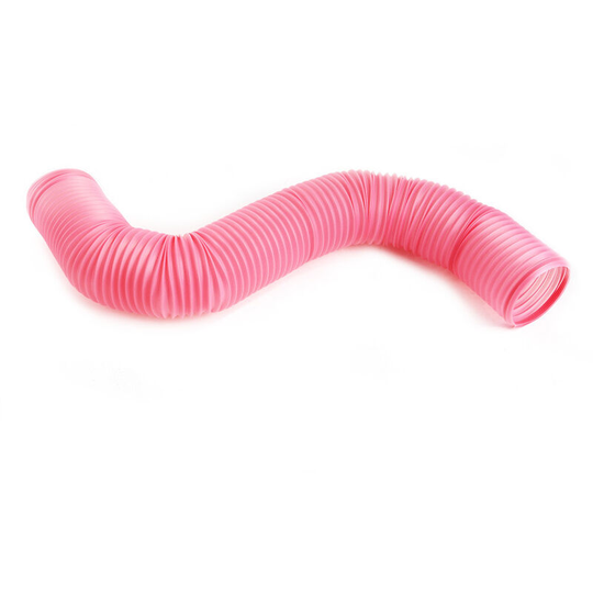 Rabbit Tunnel and Collapsible Pipe Rabbit Hideout Activity Tunnel Toy for Small Animals Suitable for Dwarf Rabbit 2 Pcs--Pink - Thsinde