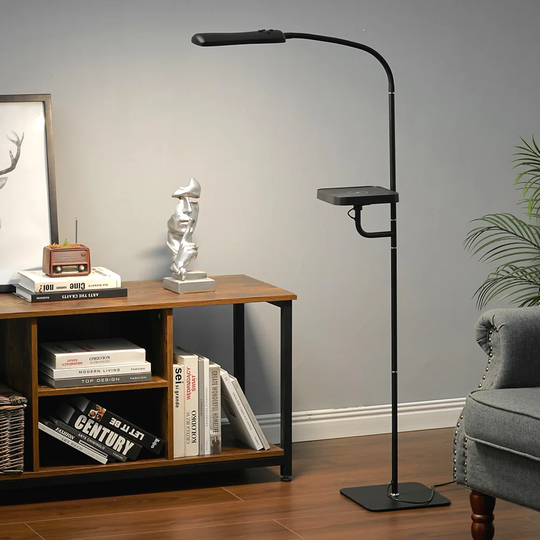 Zehner 175cm Black Arched Floor Lamp