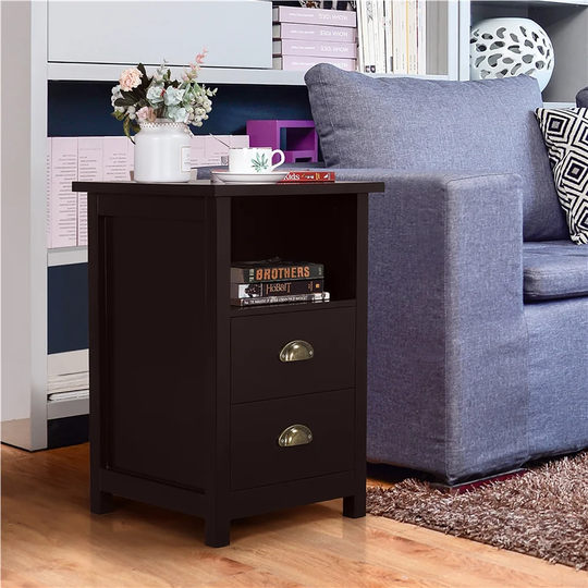 Himani Side Table with Storage
