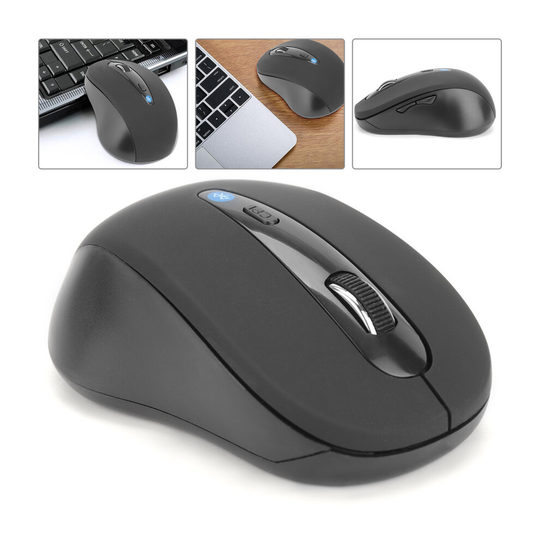 Black Mini Wireless Mouse Optical Scroll Mice for Windows 8 Android