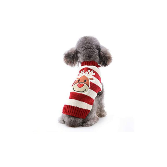 Warm dog & cat sweater Christmas costume Halloween costume Warm cardigan winter clothes