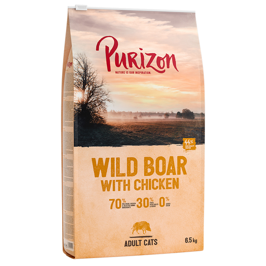 Purizon Adult Grain-Free Wild Boar with Chicken - Economy Pack: 2 x 6.5kg