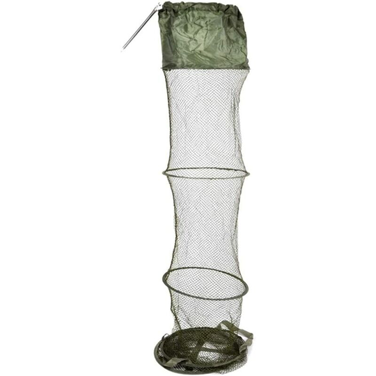 5-Layer Collapsible Fishing Basket Dipped Net Fishing Cage Keep Fish Live In Water Fishing Tackle Hole