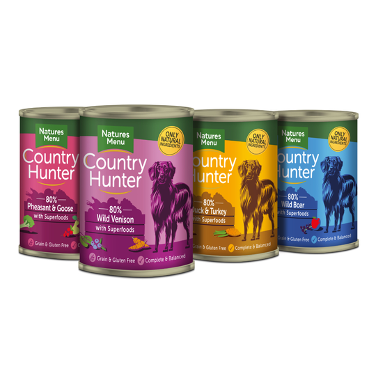 Natures Menu Country Hunter Game Meat Selection Cans - Saver Pack: 24 x 400g