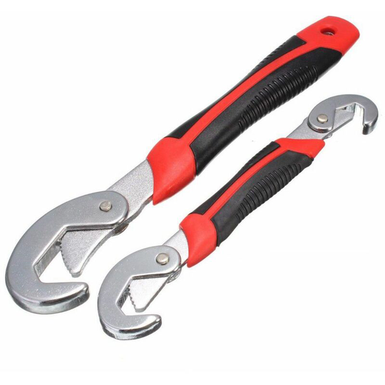 2 Pcs Adjustable Wrenches, Universal Adjustable Nut Wrenches, Multi-Function Wrenches, Large Opening