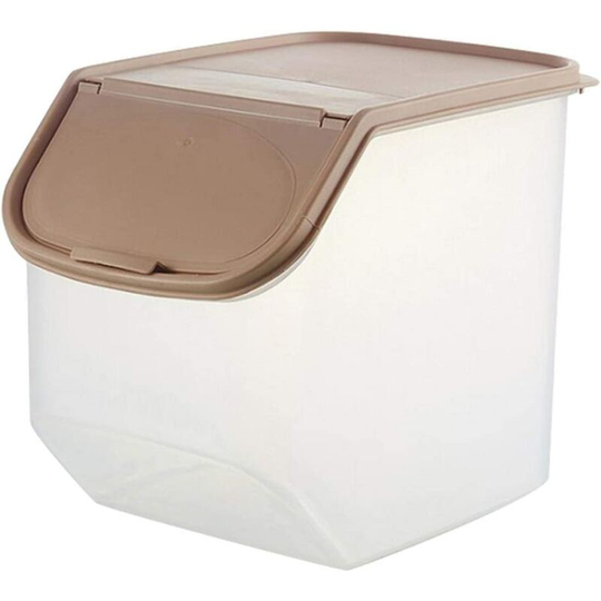 Large plastic box for dry food, cereal, cat/dog food