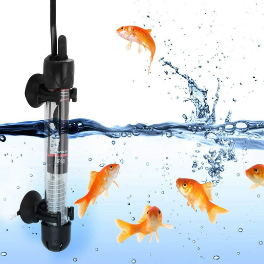 Joorrt - 16~32°C Aquarium Heater, Adjustable Temperature Explosion Proof for Submersible Fish Tank with Suction Cup(25W)