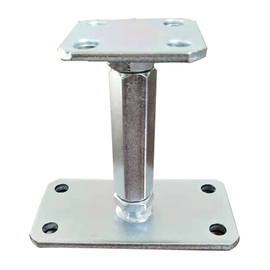 Fixed pole foot - 80 * 80mm-160 * 80mm Industrial base support legs