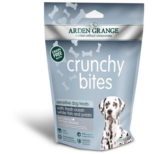 Arden Grange Sensitive Crunchy Bites Treats with Glucosamine (225g) (May Vary) - May Vary