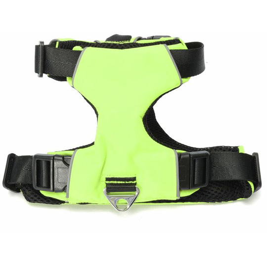 Reflective Adjustable Dog Harness Collar Leash Green lavente