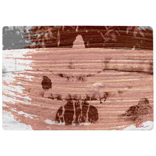 Beaumont Bird Bath Designer Shaggy Brown/Pink Rug
