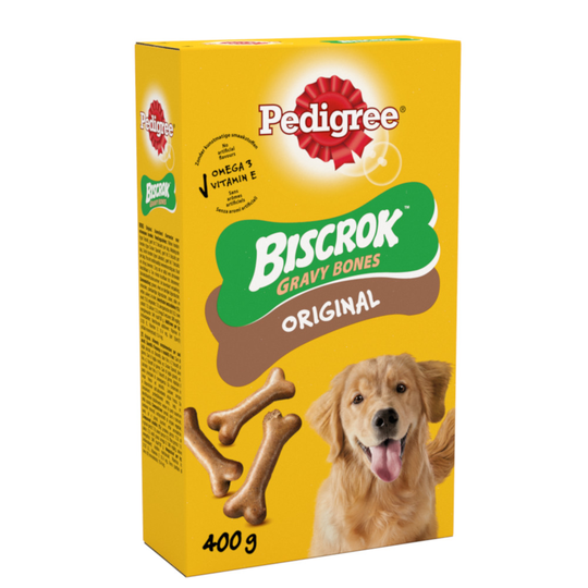 Pedigree Biscrok Gravy Bones - Original (12 x 400g)