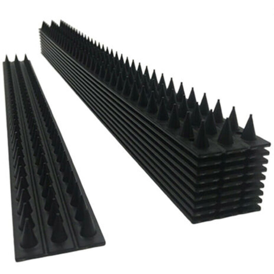 Lifcausal - Repellent Spikes, 10Pcs Cat Bird Fence Wall Anti Climb Spike Strips, Fence, Wall, Railing Spikes Anti Bird Spikes Bird Control Pigeon