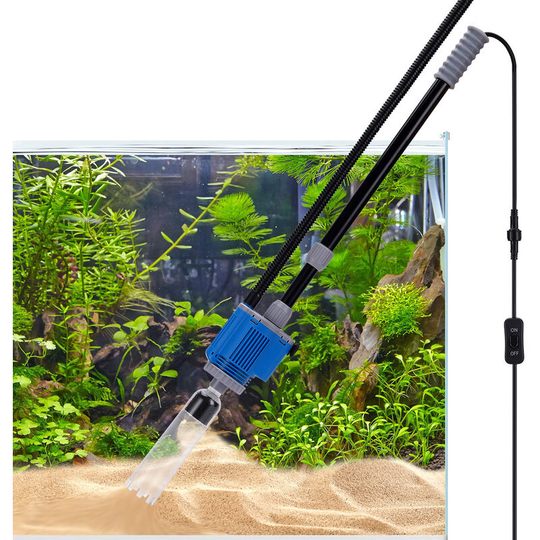 Benobby Kids - Electric fish tank water changer pump small suction machine sand washing suction pump plus water pipe set fish poo suction pump [28W]