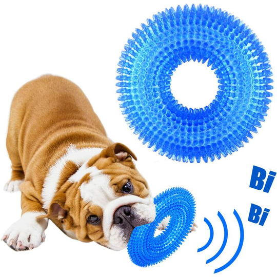 Soekavia - Dog Toy, Squeak Toys for Dogs, Durable Chew Toys for Dogs, Water Pool Toy for Small Dogs, Dog Toys for Boredom, Teeth Cleaning, Natural