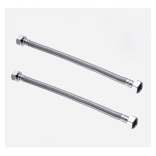 Stainless Steel Mixed Wire Braided Hose Shower Hose Flexible Hose 304 Stainless Steel Double Water Inlet Hose General Braided Hot and Cold Water