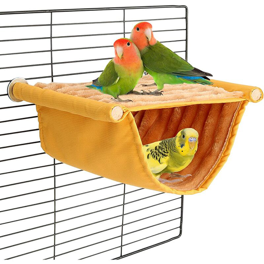 Winter Warm Bird Nest Bed Hanging Hammock Snuggle Hut Parrot House Tent Toy Bird Cage Perch for Parakeet Budgies Cockatiels Lovebird Cockatoo Finch