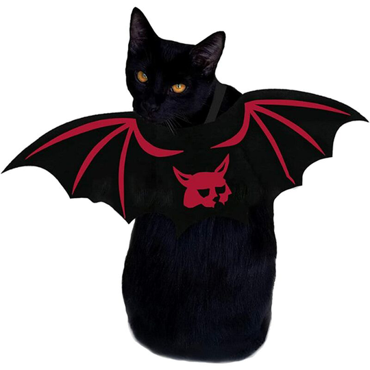 Sun Flowergb - Halloween Cat Costumes, Cute Unique Halloween Cat Costume for Cat Kitten Puppy Small Dog, Adjustable Soft Pet Outfit Clothes,(suitable