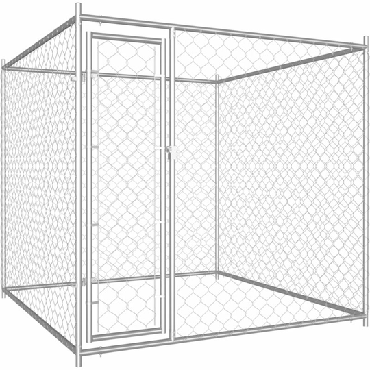Outdoor Dog Kennel 193x193x185 cm FF145027_UK - Topdeal