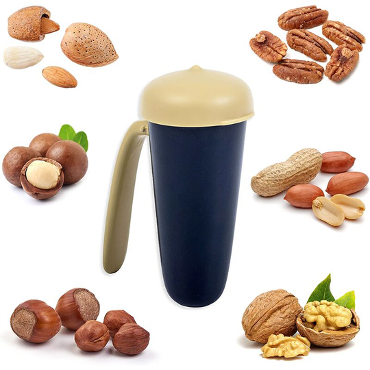 Aougo - Nutcracker - Kitchen Accessories - Nutcracker - Practical and Useful - Prevents Shards - Walnuts, Pecans, Almonds - Almond Tongs - Nut Breaker