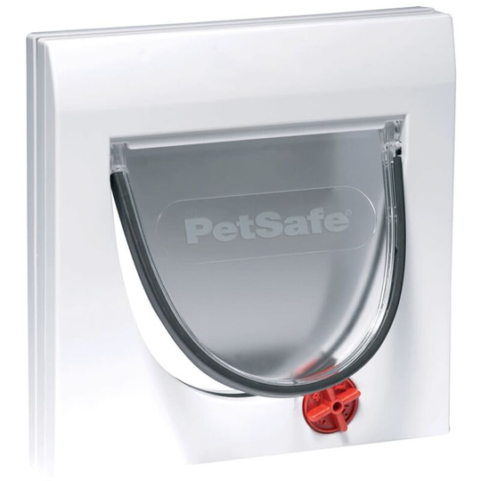 Manual 4-Way Cat Flap with Tunnel Classic 917 White 5030 Petsafe White