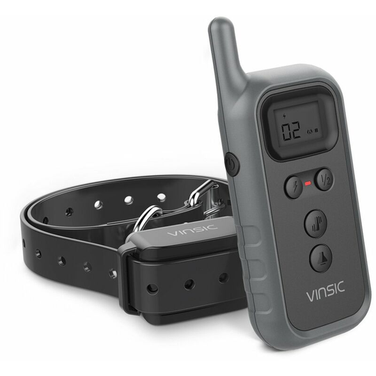 Betterlifegb - Dog Training Collar, BR-Vie Anti Bark Dog Collar with Waterproof Receiver and 300 Meter Remote Control - (5 Levels of Vibration +
