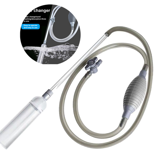Devenirriche - Aquarium Cleaner Siphon Fish Tank Cleaner Aquarium Water Changer, Water Pump Aquarium Siphon Dump Bell Fishing Tank Cleaner Bottom