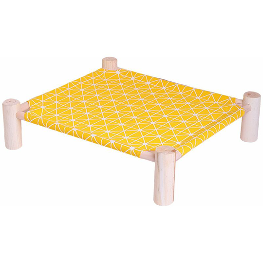Cat Hammock Bed Wooden Cat Bed Pet Sleeping Bed Breathable Removable Cats Bed Cat Hammock Pet Bed for Cat Small Dog