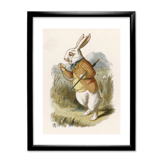 Alice's Adventures in Wonderland by Sir John Teniel Framed Art Print