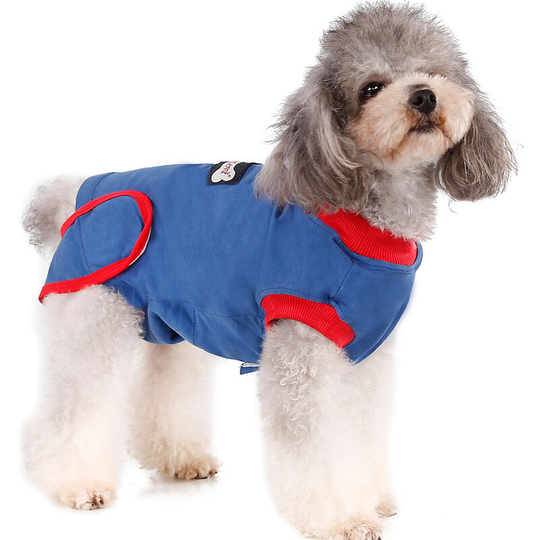 Dog Recovery Suit After Surgery Puppy Abdominal Wounds Post Operative Clothes Cone E-Collar Substitute Protective Pets Vest