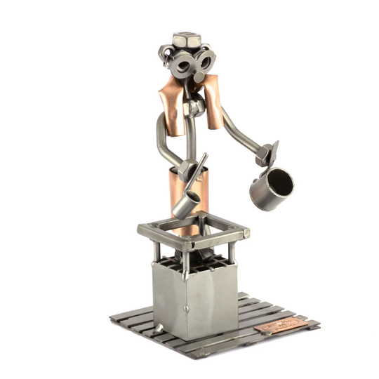 Sauna Attendant Screw Man