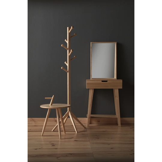 Dibenedetto Wooden Rectangular Mirror