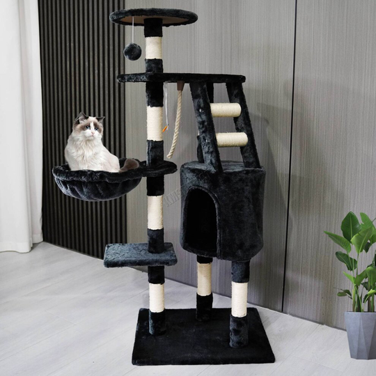 (Dark Grey) FoxHunter 47" Cat Tree Condo Scratching Indoor CAT005