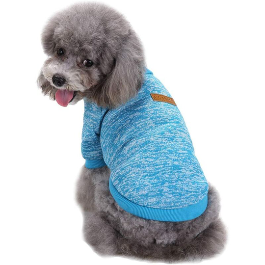 Pet Dog Clothes Dog Sweater Soft Thickening Warm Pup Dogs Shirt Winter Puppy Sweater for Dogs(Large)