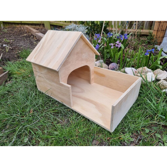 (Unpainted) Tortoise Hedgehog Guinea Pig House Castle Shelter