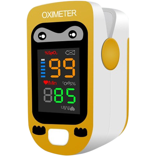 Portable Fingertip Pulse-Oximeter with Lanyard Mini SpO2 Pulse Rate Monitor Quick Measurement LED-Display Blood-Oxygen Saturation Measuring Gauge