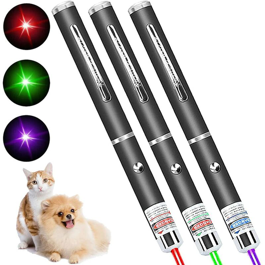 Laser Pointer for Cats, 3 Pack,Laser Pointer Cat Toys for Indoor Cats Pet Kitten Dogs Laser Pen Toys Chaser Tease Cat Pointer Pen Toys for Cats