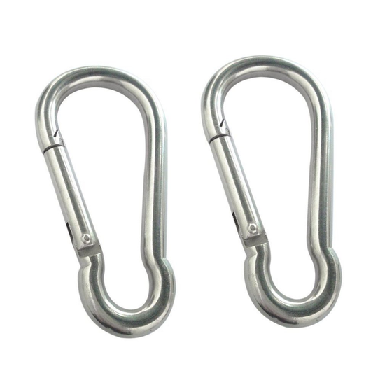 Snap Hooks Carabiner BZP Steel M6 x 60mm
