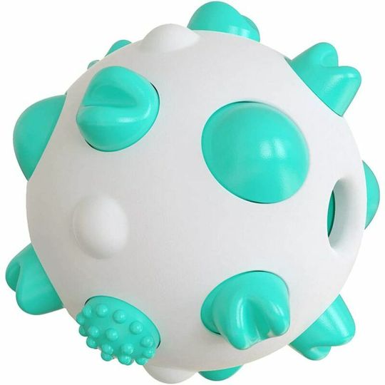 Naxunnn - Pet Dog Toy Teeth Cleaning Round Ball Chew Toy for Aggressive Chewers Indestructible Interactive Dog Chew Toy for Large Size Dogs Boredom