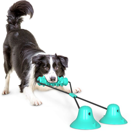Dog Toy with Suction Cup,Pet Chew Toys, Dog Chew Interactive Toys, Suitable for Aggressive Chews and Toothbrushes, Suitable for Dogs