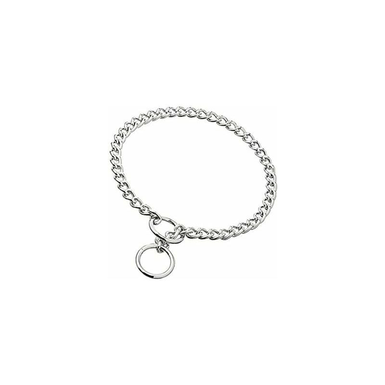 Hiasdfls - Stainless Steel p Chock Metal Chain Dog Collar Collars Walking Training Pet Supplies for Small Medium Large Dogs-3.0mmx55cm